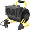 DAHTEC Termoventilatore Ceramico PTC 3 kW Termostato Riscaldatore Elettrico | Riscaldamento Rapido con 2 Potenze e Ventilazione, 90° Inclinabile, Protezione da Surriscaldamento, per Garage e Officina