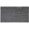 SaRani Zerbino Cocco Tappeto da Ingresso in Fibra Naturale Fondo Antiscivolo di Gomma Naturale, per uso Interno ed Esterno (Grigio Unito, 40x90 cm)