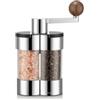 Bodum COLUMBIA 12577-16-107 Macinasale e pepe manuale, con coperchi in plastica