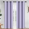 Yakamok Tende oscuranti per camera da letto, 213 cm di lunghezza, isolamento termico, oscuranti, con occhielli nella parte superiore, per soggiorno, lilla, 106 x 213 cm, 2 pannelli