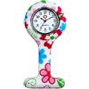 Lancardo, orologio da tasca in silicone con spilla