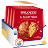 SPESA & RISPARMIO Panettone Classico 1kg - Dolce Tradizionale Natalizio con Uvetta e Canditi - Soffice Impasto Lievitato (4 pezzi)