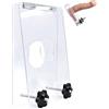 Hybacrbyn Kit Bondage BDSM per Uomo - Anelli Regolabili per Contenzione dello Scroto e Pesi a Sfera in Acrilico, Dispositivo di Allenamento e Compressione Testicolare per Sensazioni Controllate e Uso BDSM