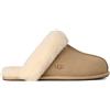 Ugg - Pantofole foderate - W Scuffette II Sand in Pelle - Taglia 37 - Beige