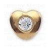 Inverness Sanico Inverness Orecchini Cuore Crystal Placcati Oro R25c1