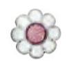 Biojoux Sanico Orecchino Sterile Bjt713 Sts Rose Flower