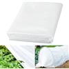 KINGLAKE Telo protettivo per piante da giardino, 1,6 m x 10 m, 30 g/m², antigelo, bianco