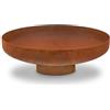 BBQ-Toro Braciere Ø 60 cm | Effetto Ruggine | Da Esterno con Gamba di Supporto | Garden Fire Pit, Fire Bowl per il Giardino