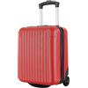 R.Leone Valigia 40x30x20 cm Trolley Bagaglio a mano 2 Ruote in ABS adatto Wizz Air, Vueling, Volotea 288 (Rosso, Valigia 40x30x20 cm, 2 Ruote)