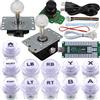 SJ@JX Arcade Game Controller 3D Gamepad Analog Stick Sensor Fly Joystick Microswitch MX LED Button USB Encoder Light Cable for PC PS3 Nintendo Switch Xbox 360 Android Raspberry Pi