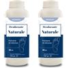 NATUR WASSY Deodorante Per I Piedi. (200Gr) Polvere Antitraspirante Per Piedi Ad Alto Potere. Polvere Di Allume Pura, Naturale E Priva Di Alluminio. Contro Sudore E Cattivi Odori Per 24 Ore. (200Gr (due'unità))