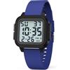 DTKID Orologio Digitale Sportivo Impermeabile per Uomo e Donna | Orologio Outdoor con Retroilluminazione LED, Sveglia, Cronometro e Visualizzazione Data