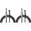 Stagg SAC3PXMDL - Cavo patch audio - 3 metri - 1x XLR maschio/1x jack maschio - 6.3 mm (Confezione da 2)