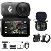 DJI Osmo Nano (128 GB) con set di 3 filtri + pellicola protettiva, 4K/60fps | Piccola fotocamera per vlogging POV con sensore da 1/1,3, video grandangolare da 143°, tempo di registrazione di 200 minuti