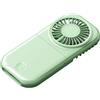 Zhdbchyuu Ventilatore Ricaricabile USB Leggero Verde | Peso leggero in ABS+PC resistente, corpo compatto per tasche o .