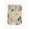 Lorena Canals Tappeto per bambini in cotone fatto a mano Botanic Plants - Beige, Colorato