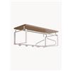 Spinder Design Appendiabiti con cappelliera Rex - Grigio, Legno scuro