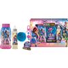 SODICO - Set Regalo K-Pop Studio Charms 3 Pezzi - Con Bagnoschiuma 250 ml, Acqua Profumata Glitterata 100 ml e Portachiavi Pon Pon