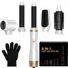 StyleFi Hairstyler 5 in 1, effetto Coandă e spazzola per asciugacapelli ad alta velocità, set da 350 g con arricciacapelli automatico, spazzola rotonda per volume e asciugatura