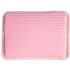 LEIVESTE-Borsa Acqua Calda Elettrica in Velluto, Scaldino Elettrico Ricaricabile Morbido per Mani e Corpo -,Boule Acqua Calda per Dolori Mestruali, Inverno e Relax (Rosa)