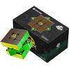 GAN 356ME Cubo di velocità Magnetico 3×3, Jurassic World Edizione | Collaborazione ufficiale,Nessuna Dino Egg, leggero e maneggevole, giocattoli puzzle, regali di Natale