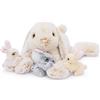 MorisMos Grande coniglio di peluche XXL con bambino nella pancia, 60 cm, morbido, coniglietto gigante, giocattolo, per Pasqua, compleanno, Natale, regalo per bambini