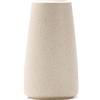 HUBUISH Vaso beige - Vaso in ceramica beige, vaso neutro da 15,2 cm, decorazione per la casa, vaso bohémien bianco crema per fiori, vasi minimalisti moderni avorio per centrotavola, decorazione della stanza
