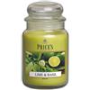 Price's Candles - Candela in Giara Grande Lime & Basil - Durata Fino a 150 ore di Combustione