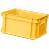 ARTECSIS® Cassa portaoggetti impilabile in plastica da 11 L, giallo, 35 x 24 x 18 cm - Casa e officina
