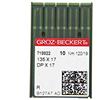 Groz-Beckert Confezione da 10 aghi da cucito (gamma intera) (135 x 17 | pistone rotondo e punta rotonda | Nm. 120/19)