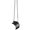 Flos Aim Lampada a sospensione 24 cm orientabile con cavo 9 metri in alluminio Nero