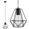 K-Bright 1 pezzo Retro Lampada A Sospensione Adatto alle lampadine E27 | Altezza regolabile a 150 cm, adatto per lampadine LED E27, per soggiorno,sala da pranzo,taverna (Lampadine escluse)