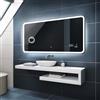 FORAM Personalizza Controluce specchio per bagno con luce LED - 80x100cm - su Misura - moderno specchi con illuminazione, retroilluminato L59