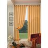 Home Collection Boucle Tenda, Poliestere, Giallo, 140x290 cm