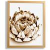 VO design Finn Premium - Cornice portafoto 40 x 70 cm, colore oro, semplice, 70 x 40 cm, con retro bianco e vetro acrilico trasparente