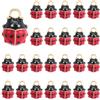 SUNNYCLUE 1 scatola Da 30 pezzi di Ciondoli A Forma di Coccinella Rossa Ciondoli A Forma di Insetto In Smalto In Lega di Metlega Dorato A Forma di Coccinelle Portafortuna Animali Coleotteri Piccoli Ci