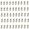 RAWARS JiuRui Lampadine 50 pz. AC12V 24 * 3014SMD 1.5W G4 LED Lampada Mais LED Mini Spotlight LED Lampadina Lampadina ad Alta Potenza a 360 Gradi Sostituisci Lampada alogena(Warm White)
