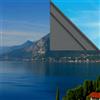 ETNIC ART Pellicola Specchio per Finestre (60 x 120) MISURE GRANDI - CON COLLA Oscurante Privacy Riflettente Unidirezionale 99% Anti-UV Controllo del Calore Ufficio Casa vetri (Grigio-Adesiva CON colla)