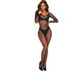 SoftLine Bodystocking a Rete con Maniche