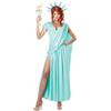 California Costumes 1310 Lady Liberty 4th of July/Patriotic Adult Costumes, Solid, Ultra Light Blue, One Size