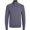 JACK & JONES Quarter Zip Plain Quarter Zip | Regular Fit, Semplice, Maniche lunghe, Casual, Temperatura massima 30°C ciclo delicato