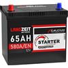 LANGZEIT Batterien LANGZEIT batteria auto 65Ah 12V ASIA avviamento sostituito 60Ah | Polo positivo a sinistra automobili