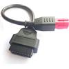Generic Adattatore Euro5 OBD a 6 Pin per Moto, Cavo Diagnostico OBD2 per Motocicletta K-Line CAN-Bus da 6 Pin per Yamaha, Honda, Suzuki, Benelli