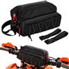 BIUGERCN Borsa Manubrio Moto Enduro Borsa Attrezzi Universale Nera | Universale Per EXC SX XC CRF YZ WR PW TE TC FE FC RR SE SEF EC Surron Talaria, Motocross Enduro Moto Elettrica