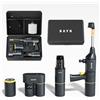 BAYU 4 in 1 Kit intelligente per auto, aspirapolvere per da 19000PA, idropulitrice a batteria da 200PSI, compressore d'aria portatile per auto, moto, pneumatici da 150PSI (E-Pro)