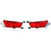 Generic Per la Per Range Per Rover Per Evoque 2012 2013 2014 2015 2016 2017 2018 Auto Paraurti Posteriore Riflettore di Luce Lampada Della Nebbia Con Lampadina Accessori(A Pair)