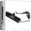 MOTOTOPGUN giannelli 34711hs + 34090hf scarico completo omologato nocat sonic alluminio nero compatibile con beta rr 50 motard track 2021 mototopgun
