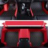 NYMCAR su misuraTappetini per auto compatibili con Audi A1,A2,A3,A4,A5,A6,A7,A8,Q2,Q3,Q5,Q7Q,Q8,TT,R8,e-tron,Q4 e-tron (Rosso beige e Nero Beige)