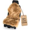 Leibersperger Felle, coprisedile universale per auto, in pelliccia di agnello, di forma naturale, per sedili in pelle