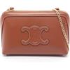 CELINE Borsa a tracolla CELINE Clutch Cuir Triomphe catena 10E383DR804LU pelle